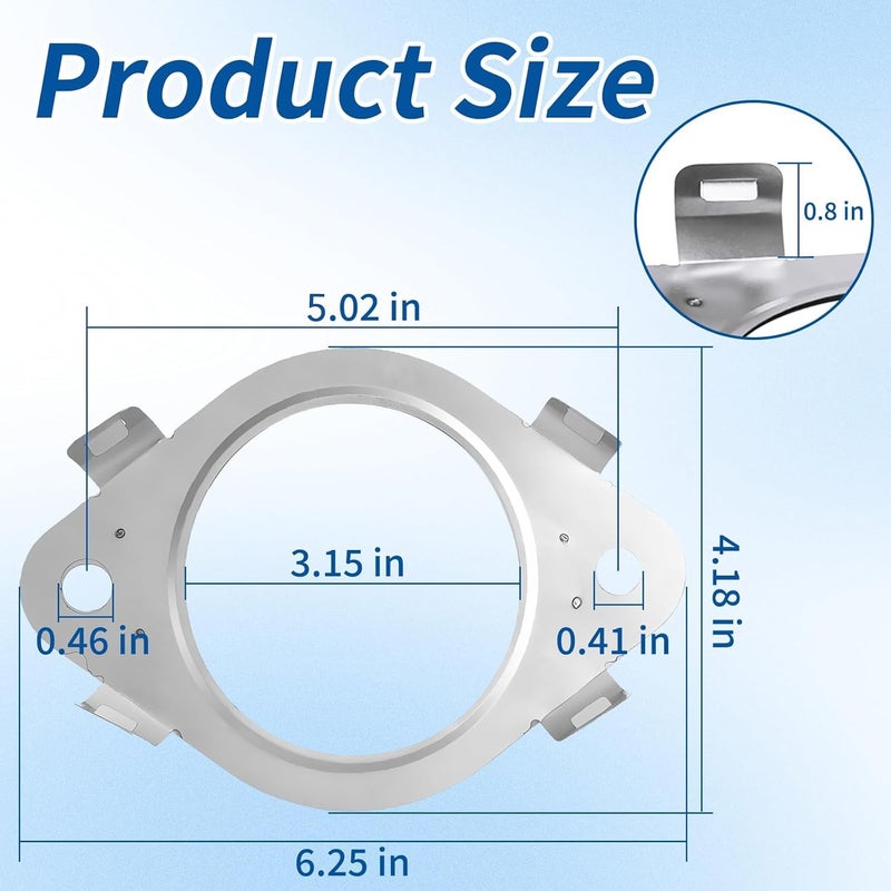 HAVANSIDY Upgraded 68505222AA Exhaust Pipe Gasket for Dodge RAM 1500 3.6L & 5.7L 2019 2020 2021 2022, Exhaust Flange Gasket for Ram - Image 3